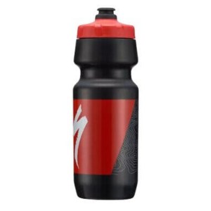 Specialized Big Mouth Water Bottle 24oz (710ml) - Hero Fade - BlackRed Topo Block